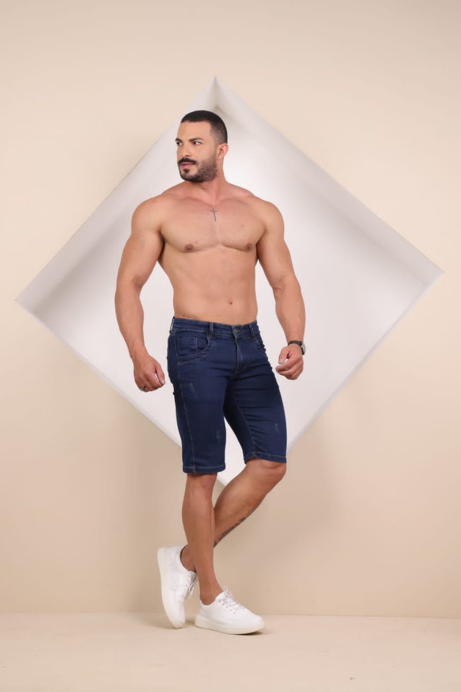 Bermuda Masculina jeans premium